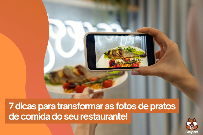 dicas para fotos de pratos de comida