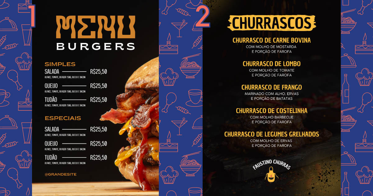 Cardápio PDF para WhatsApp - Tipos de cardápio para restaurante - Saipos Sistema para Restaurante