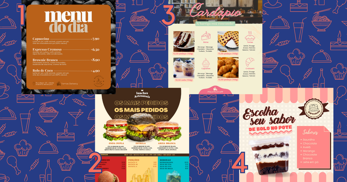 Cardápio PNG para redes sociais - Tipos de cardápio para restaurante - Saipos Sistema para Restaurante